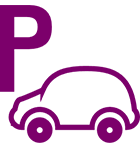 Private parking<br>free*<br><em style='font-size: 12px;'>for a minimum stay of 3 nights</em>